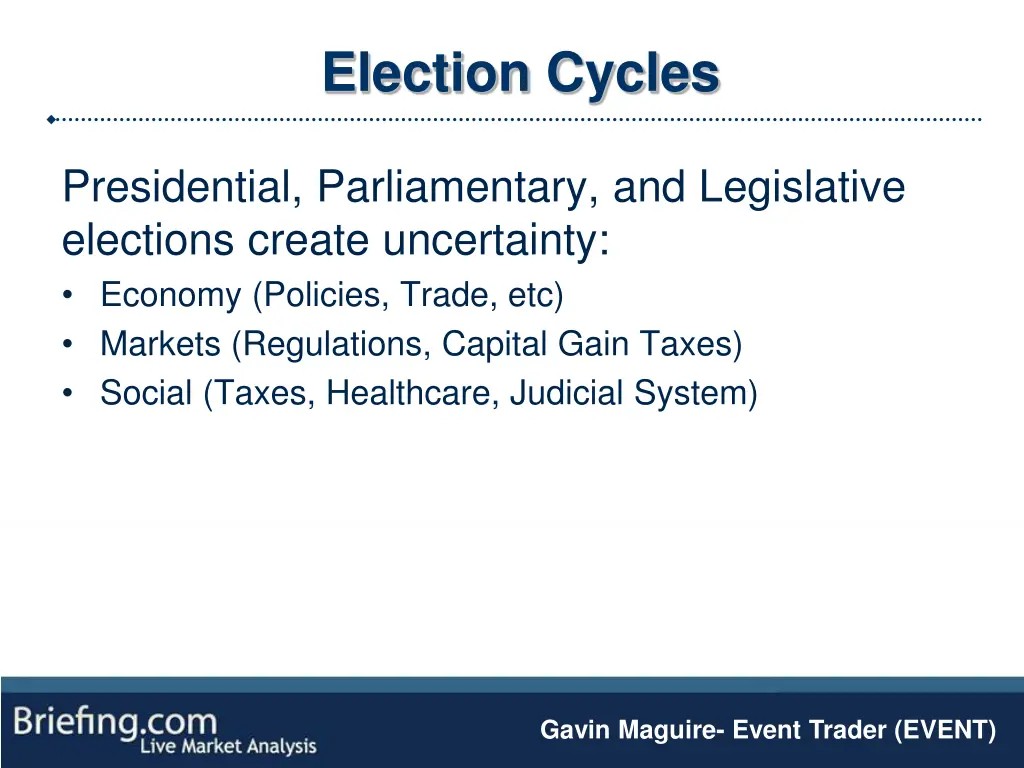 election cycles