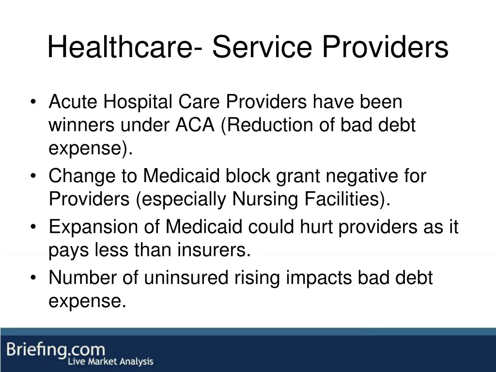 healthcare service providers