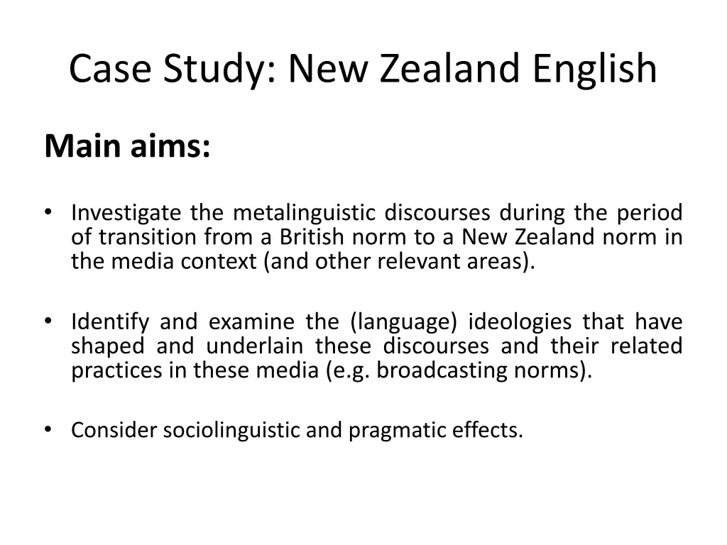 case study new zealand english 2