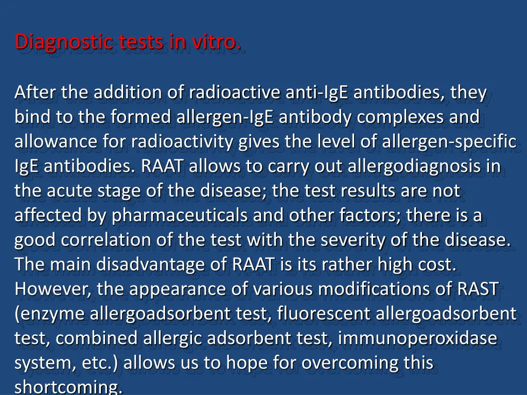 diagnostic tests in vitro 1