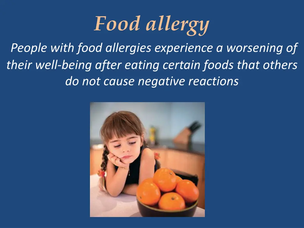 food allergy