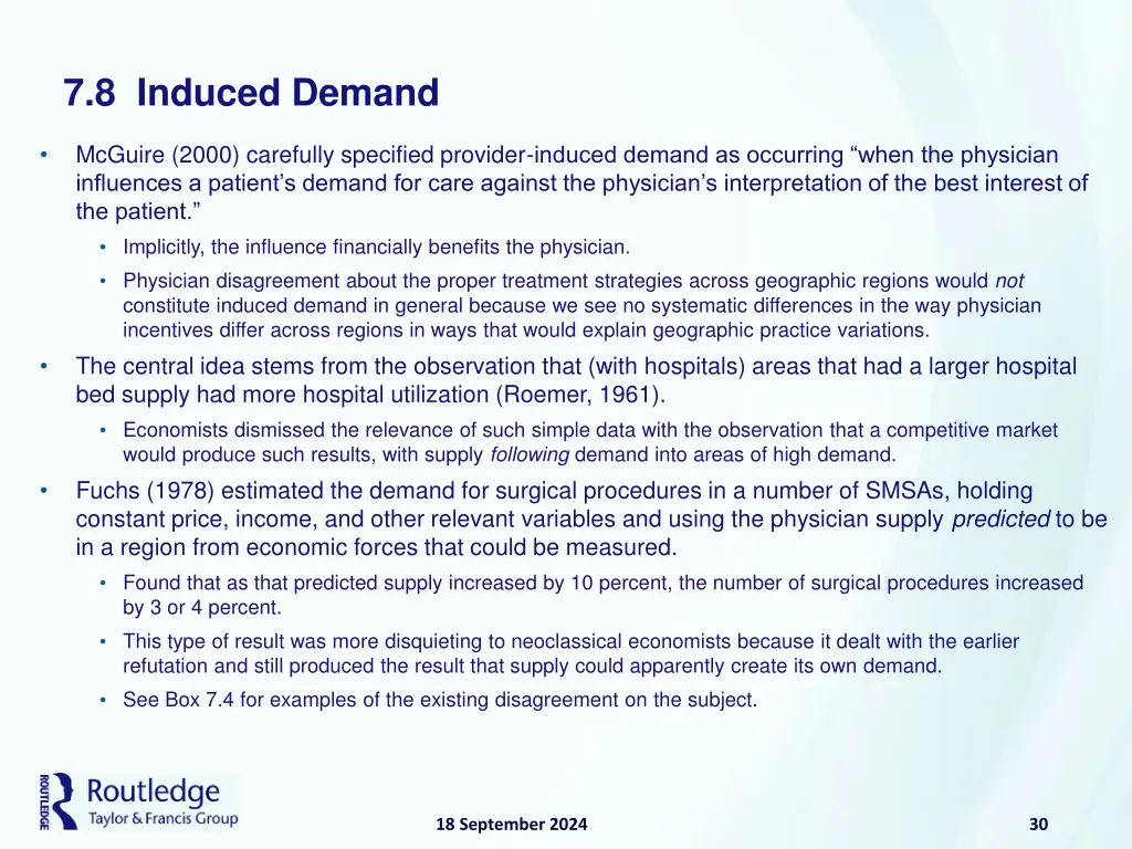 7 8 induced demand