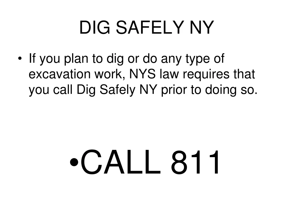 dig safely ny