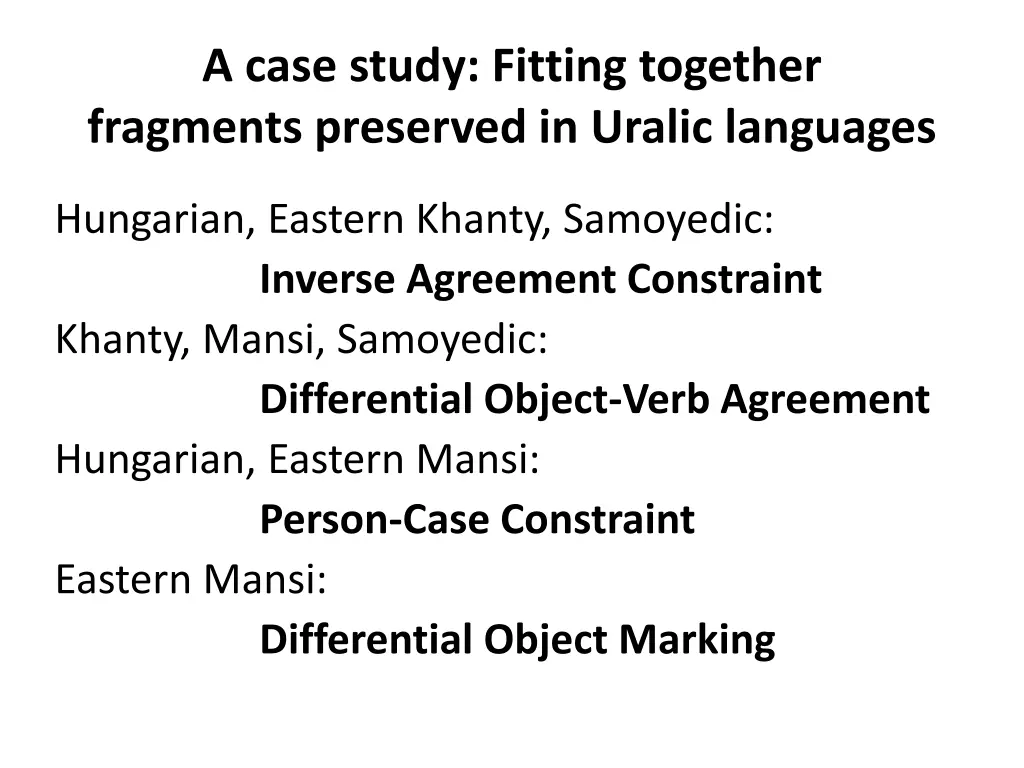 a case study fitting together fragments preserved