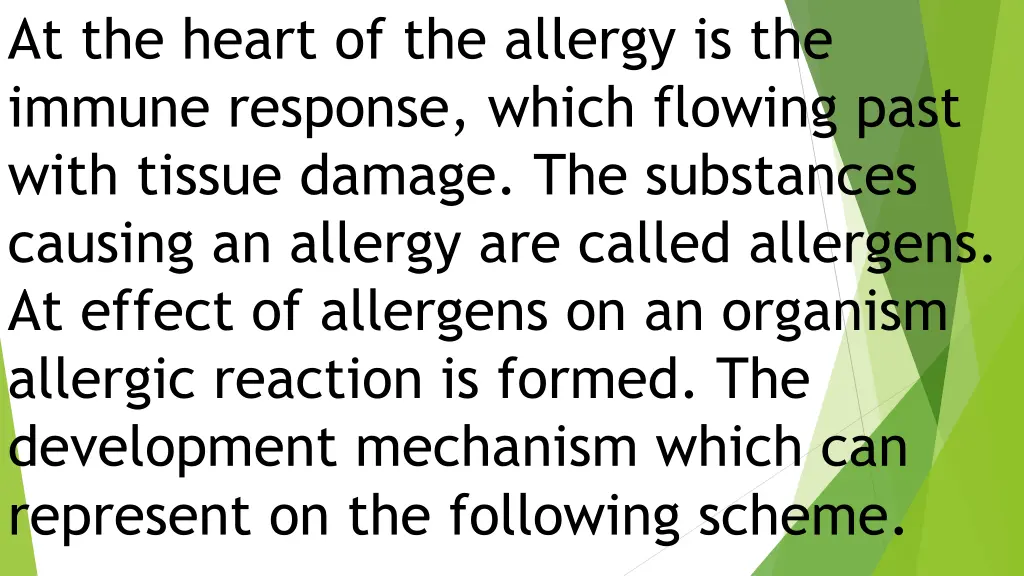 at the heart of the allergy is the immune