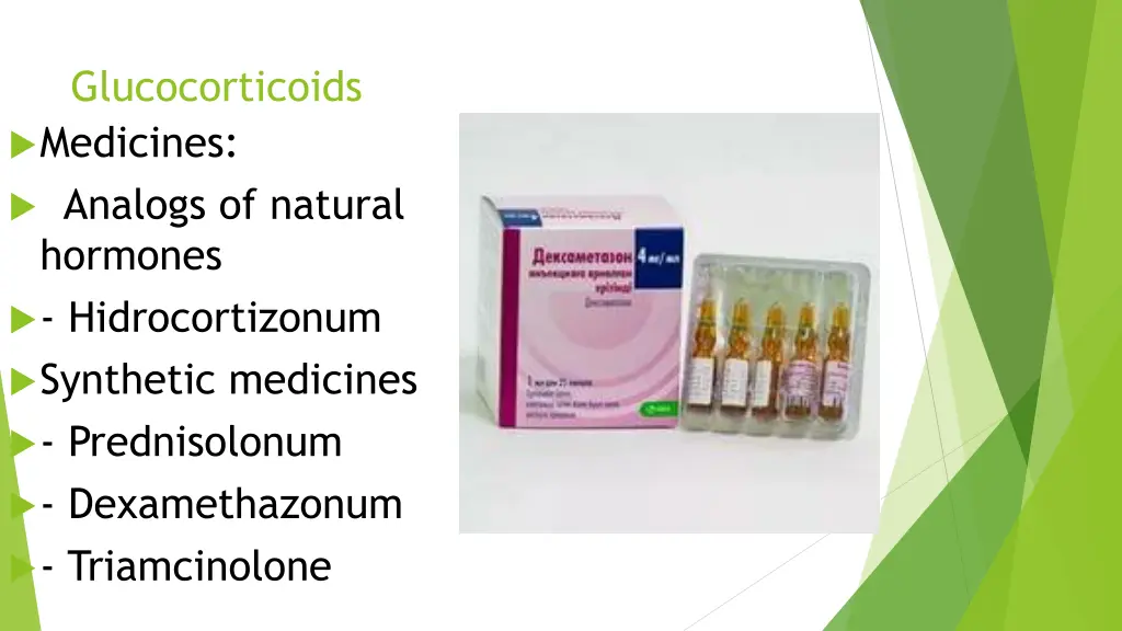 glucocorticoids medicines analogs of natural