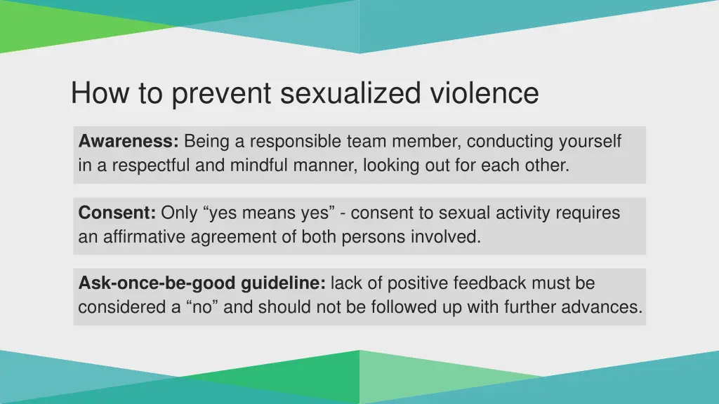 how to prevent sexualized violence