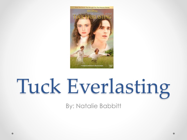 tuck everlasting by natalie babbitt