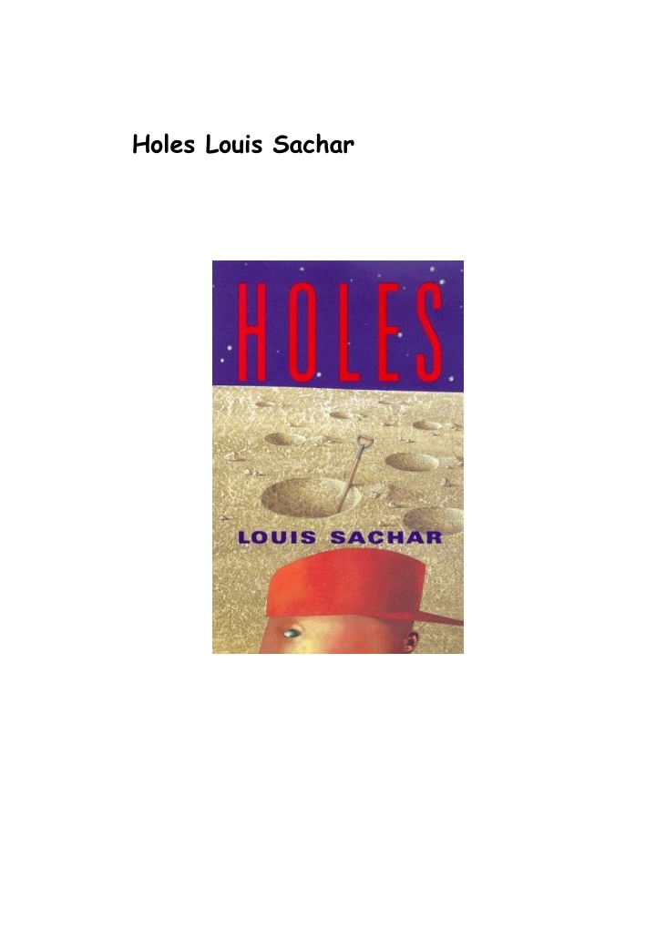 holes louis sachar