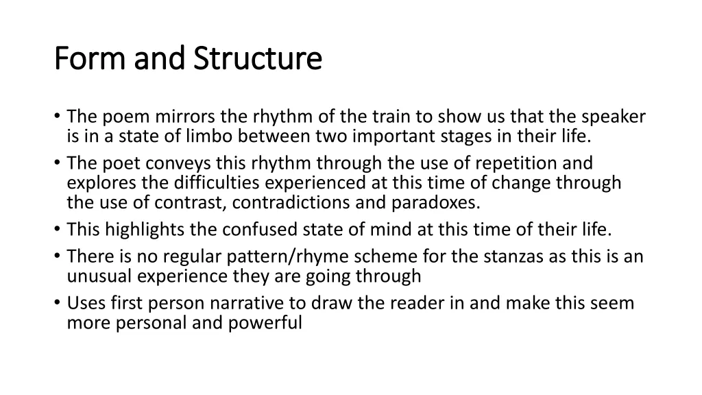 form and structure form and structure