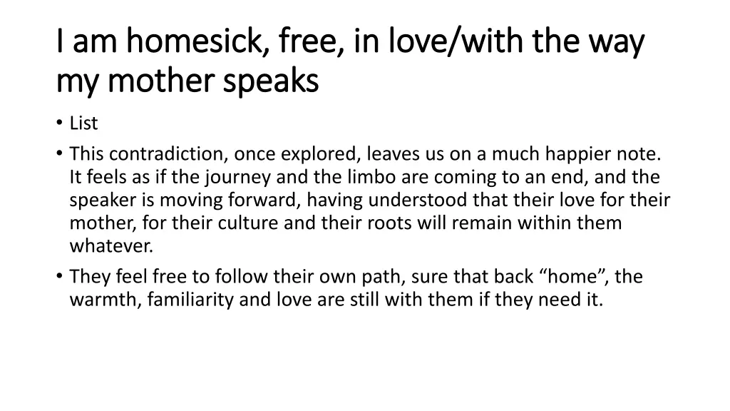 i am homesick free in love with