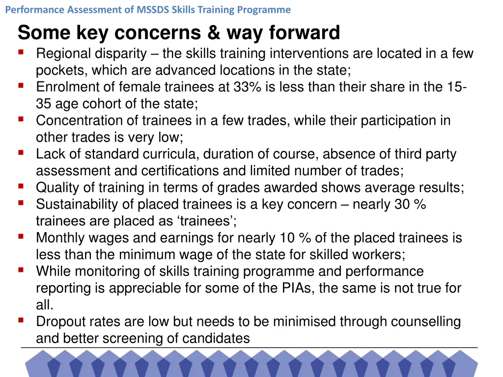 performance assessment of mssds skills training 23