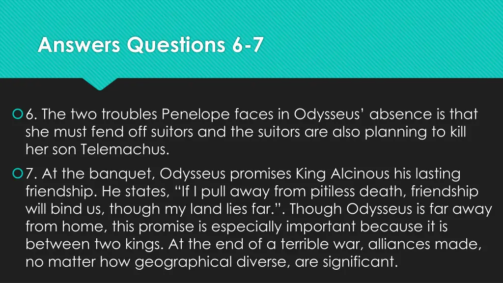 answers questions 6 7