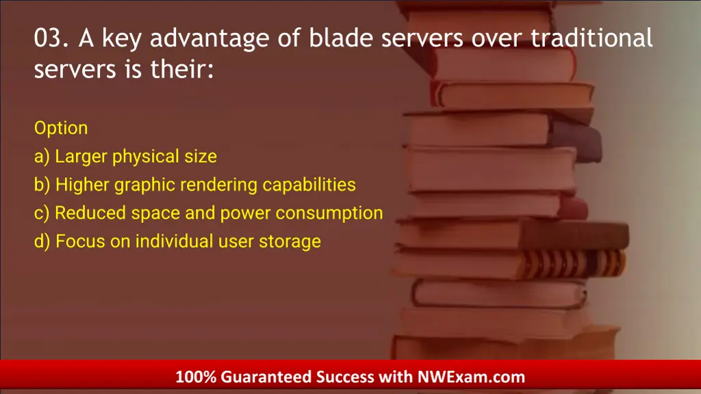 03 03 a key advantage of blade servers over