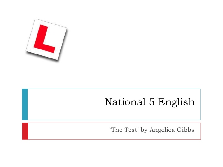 national 5 english