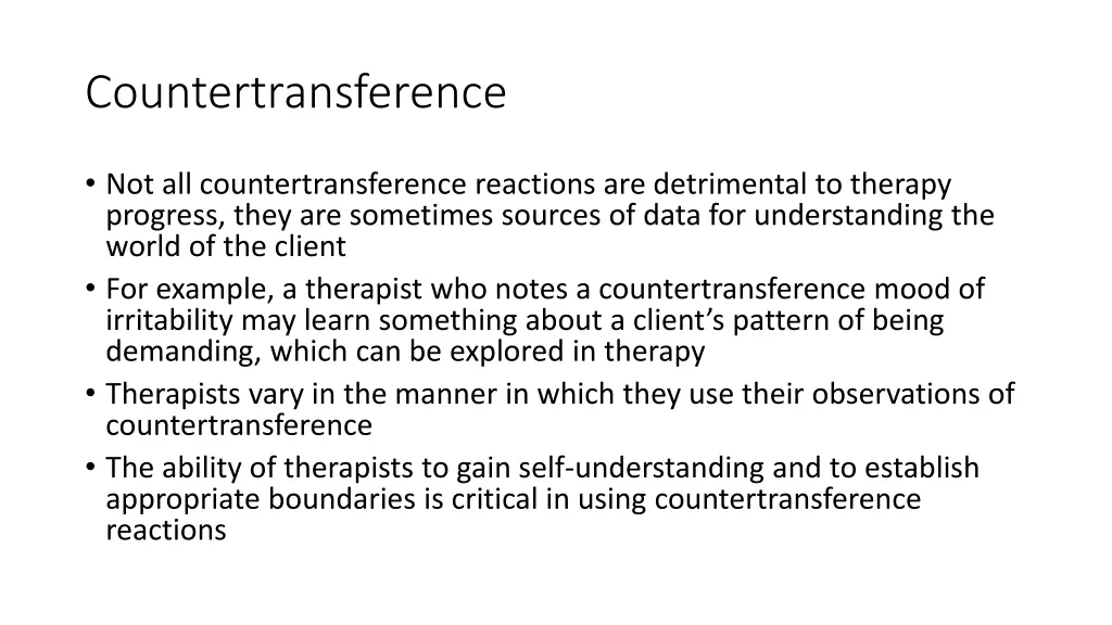 countertransference 1