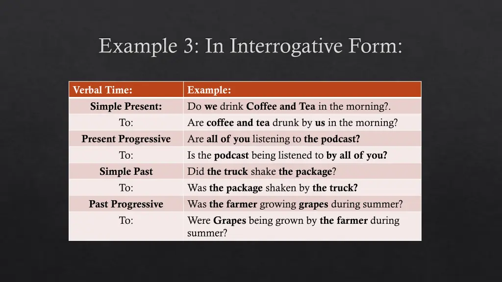 example 3 in interrogative form