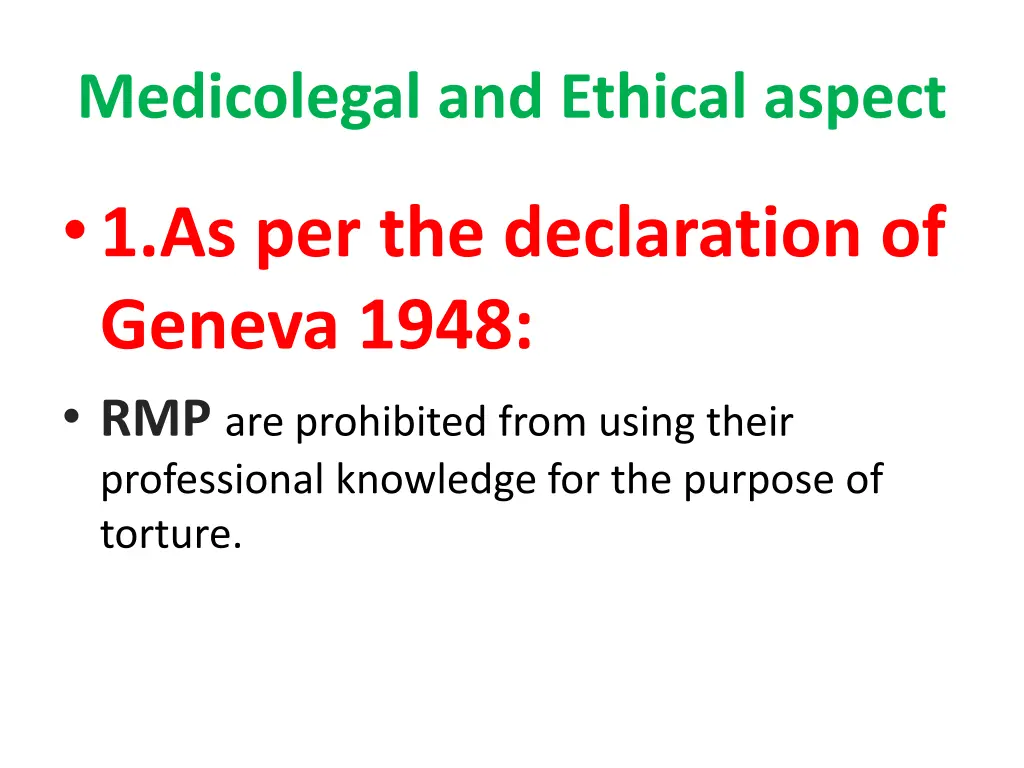 medicolegal and ethical aspect