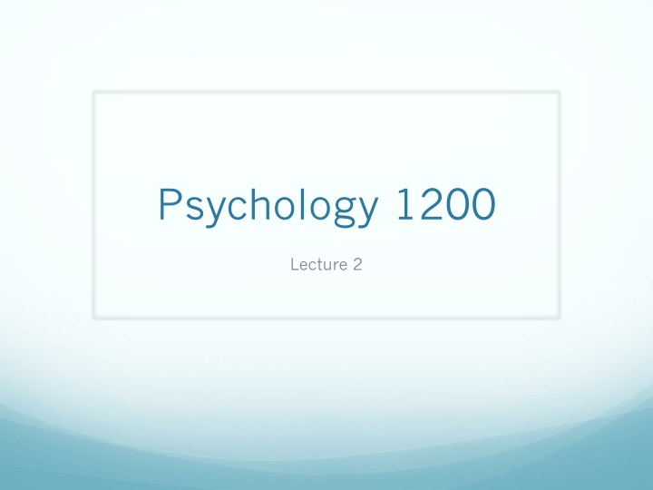 psychology 1200