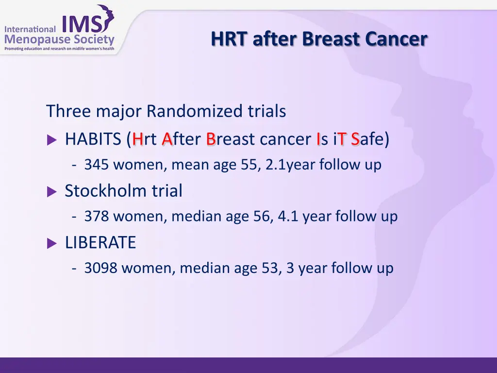 hrt after breast cancer