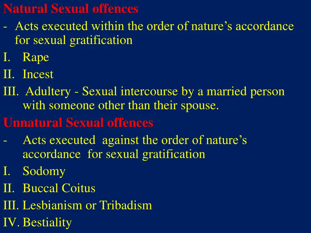 natural sexual offences acts executed within