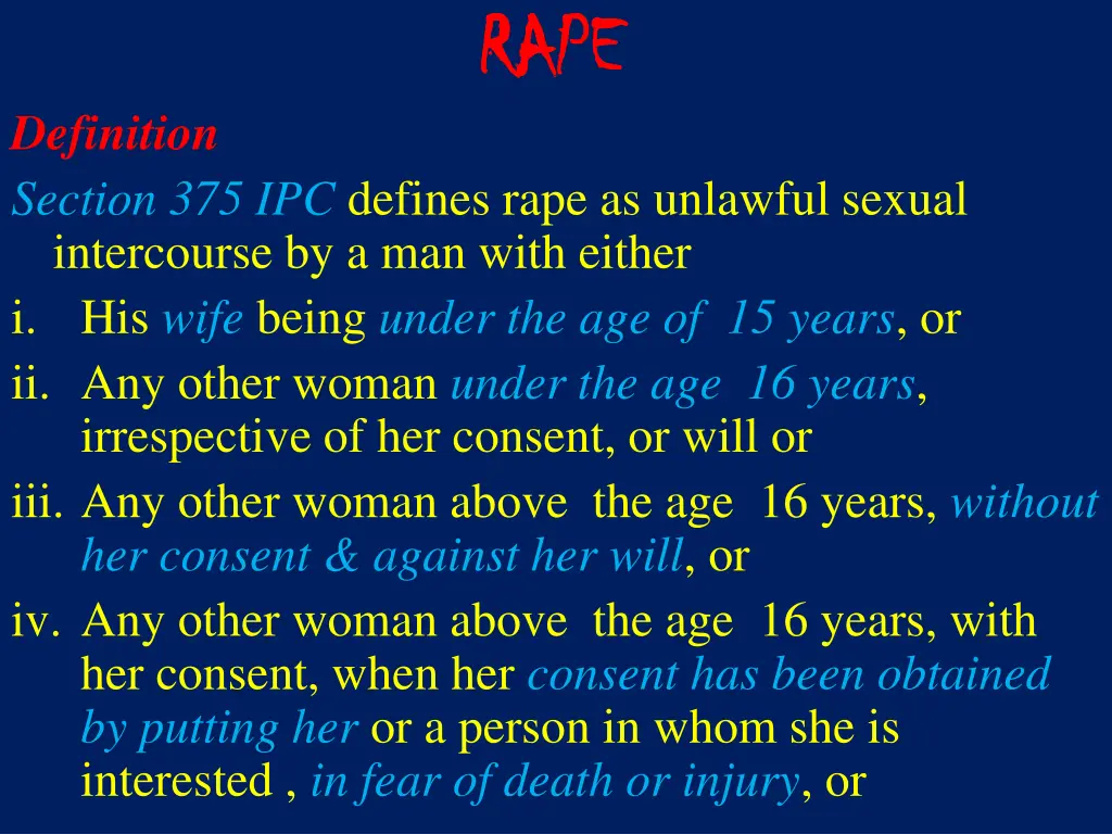 rape rape