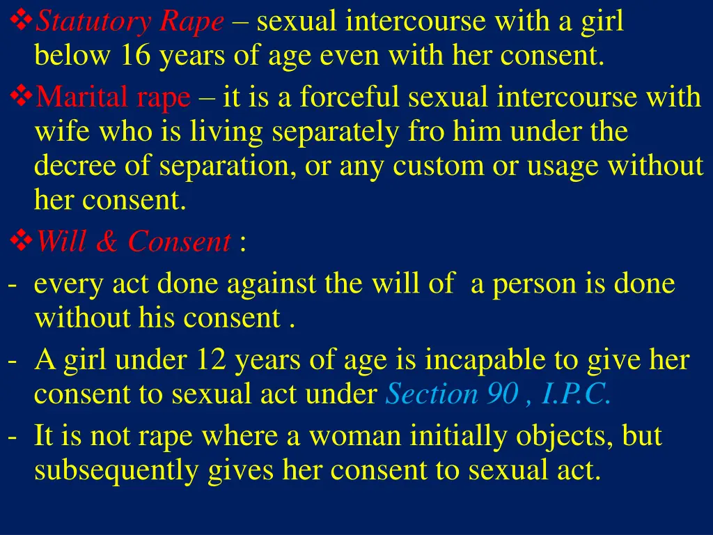 statutory rape sexual intercourse with a girl