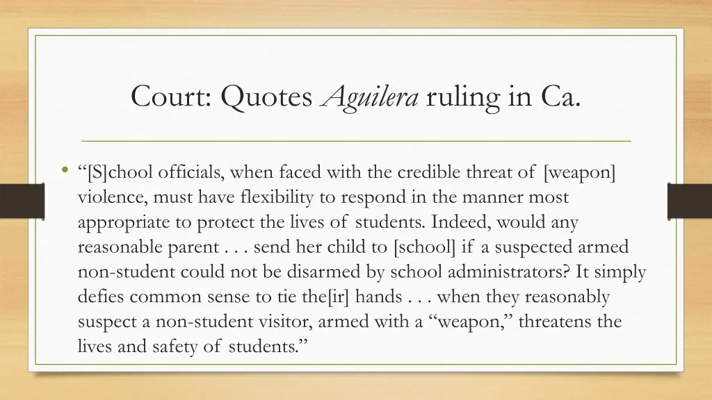 court quotes aguilera ruling in ca