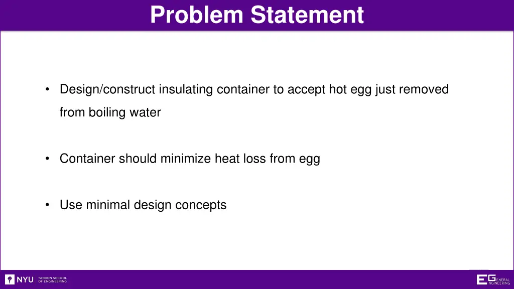 problem statement