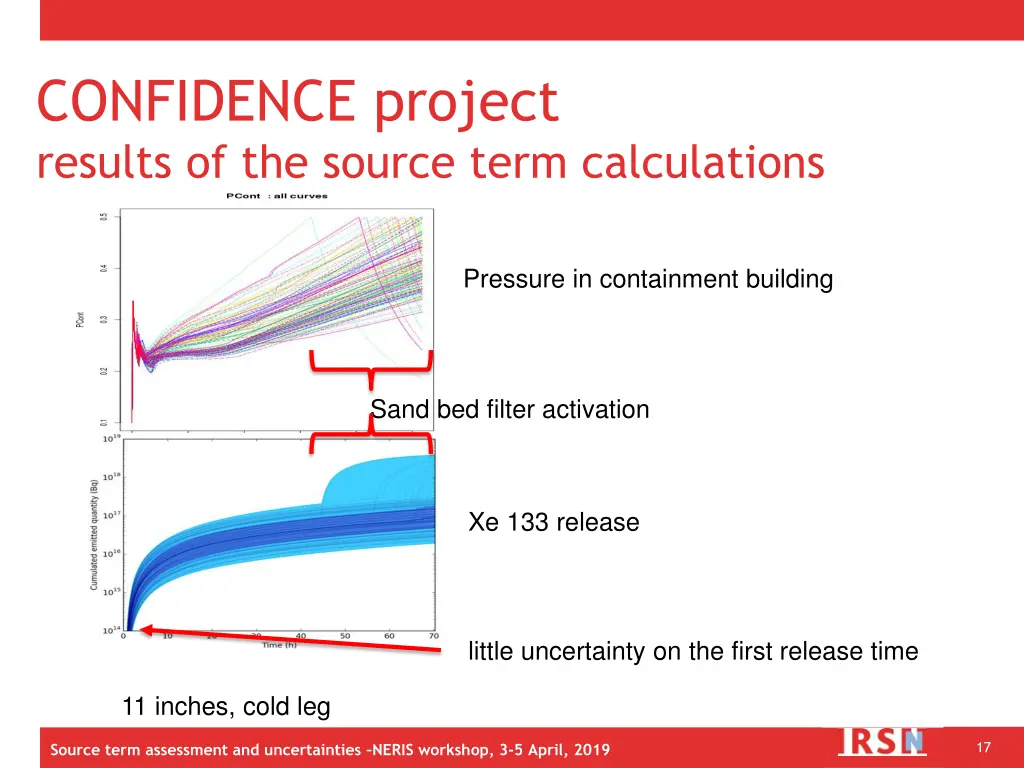 confidence project results of the source term