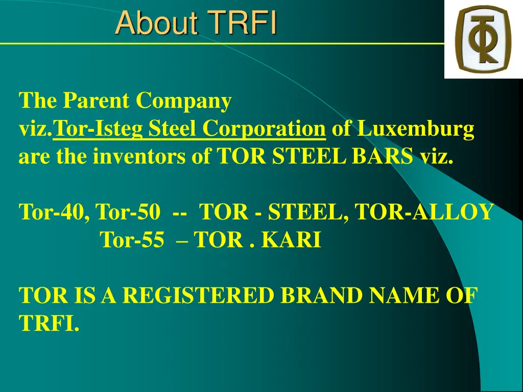 about trfi