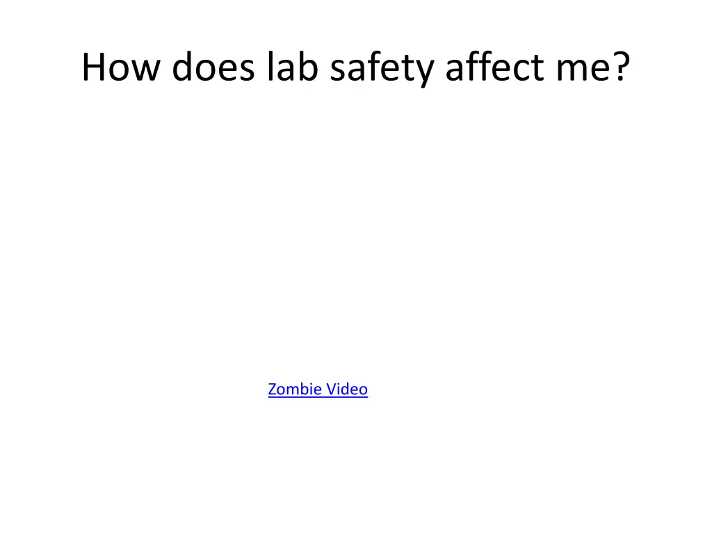 how does lab safety affect me