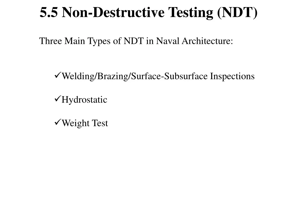 5 5 non destructive testing ndt