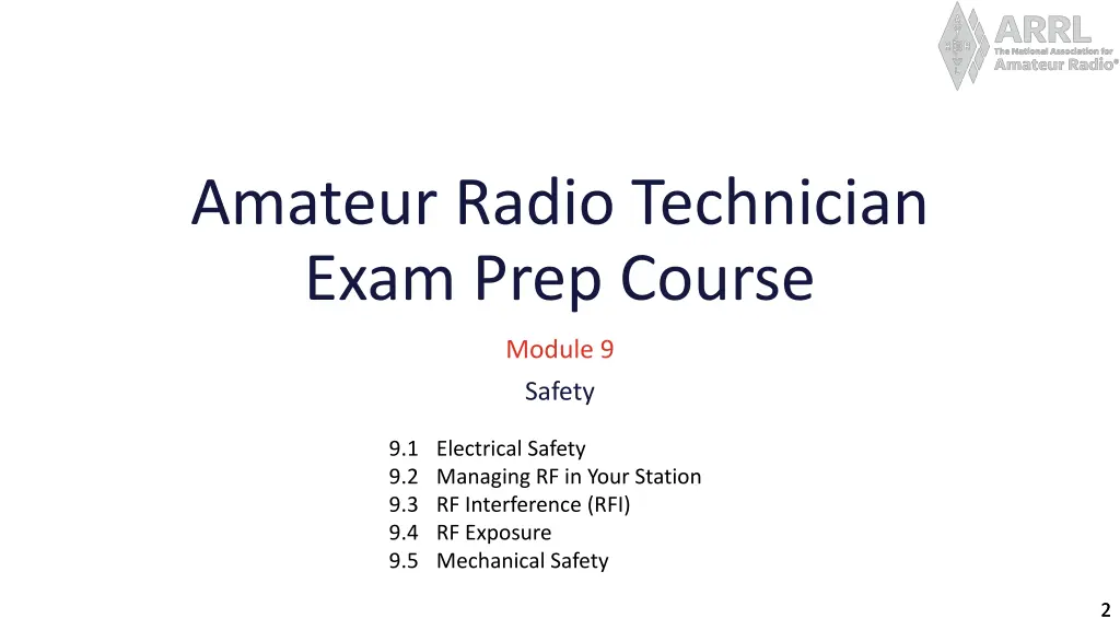 amateur radio technician exam prep course