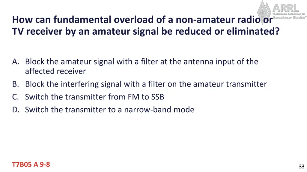 how can fundamental overload of a non amateur