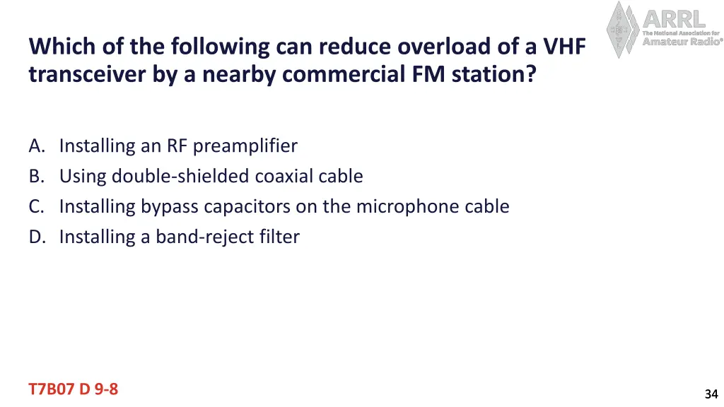 which of the following can reduce overload