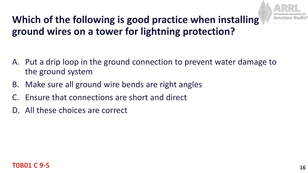 which of the following is good practice when