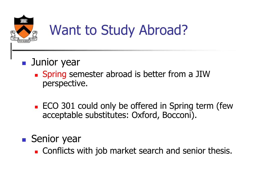 want to study abroad