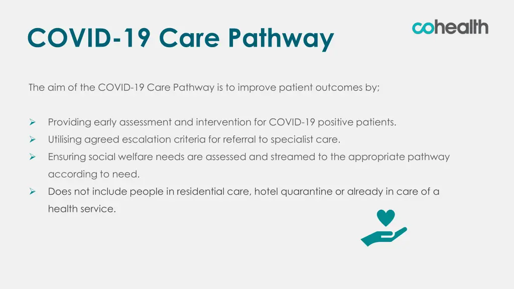 covid 19 care pathway