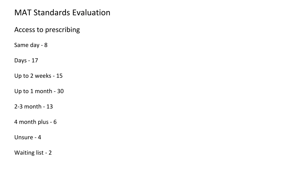 mat standards evaluation 1