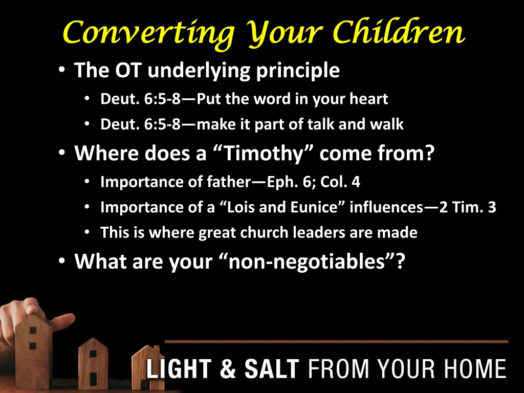 converting your children converting your children