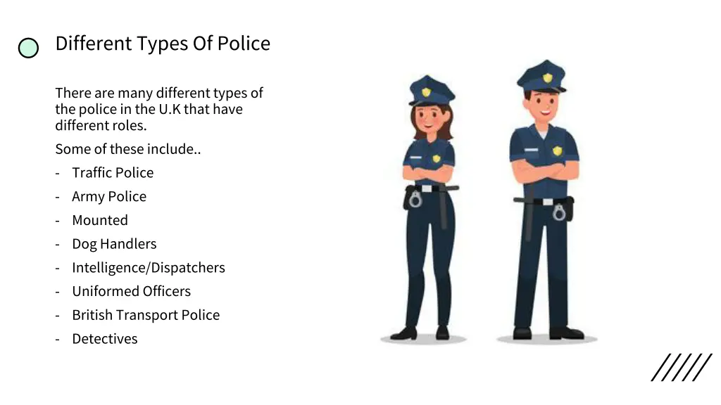 different types of police