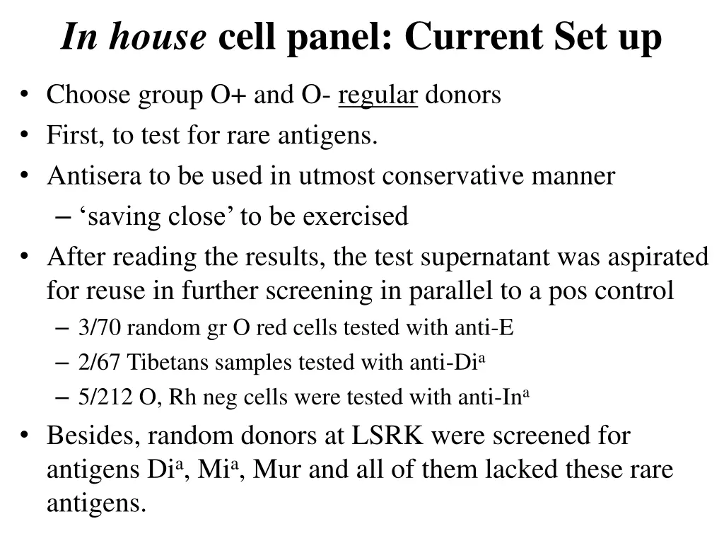 in house cell panel current set up