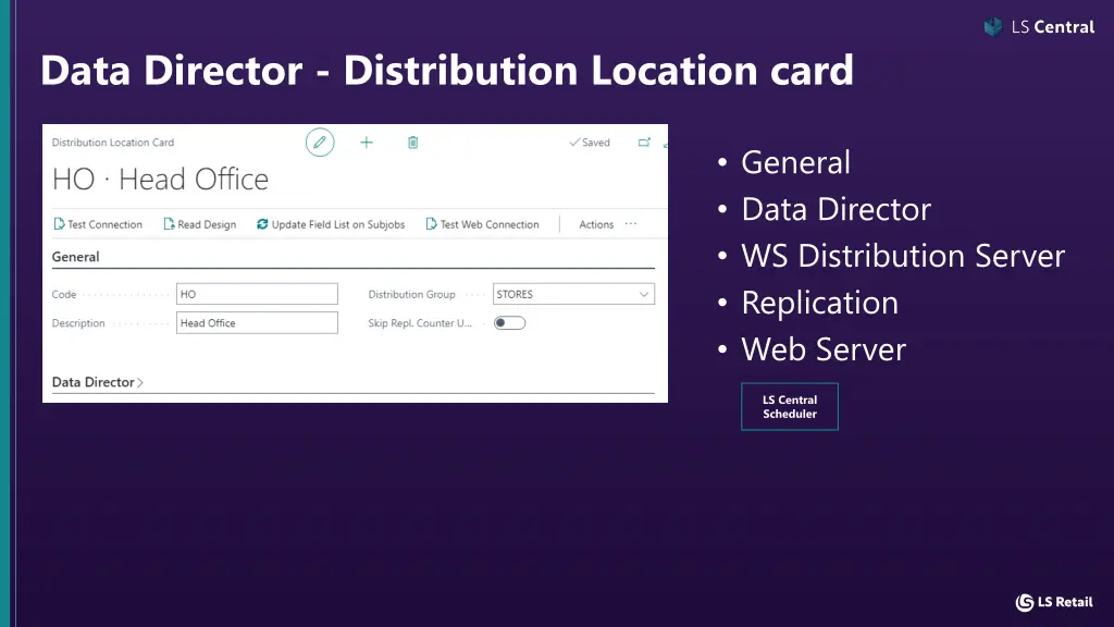 data director distribution location card 1