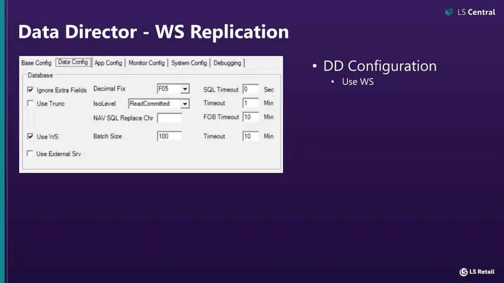 data director ws replication