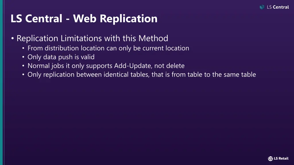 ls central web replication 3