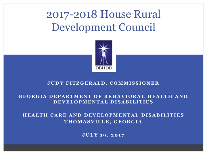 2017 2018 house rural development council