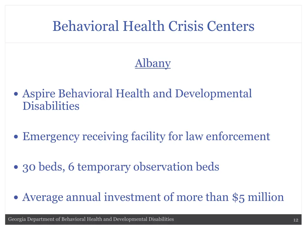 behavioral health crisis centers 2