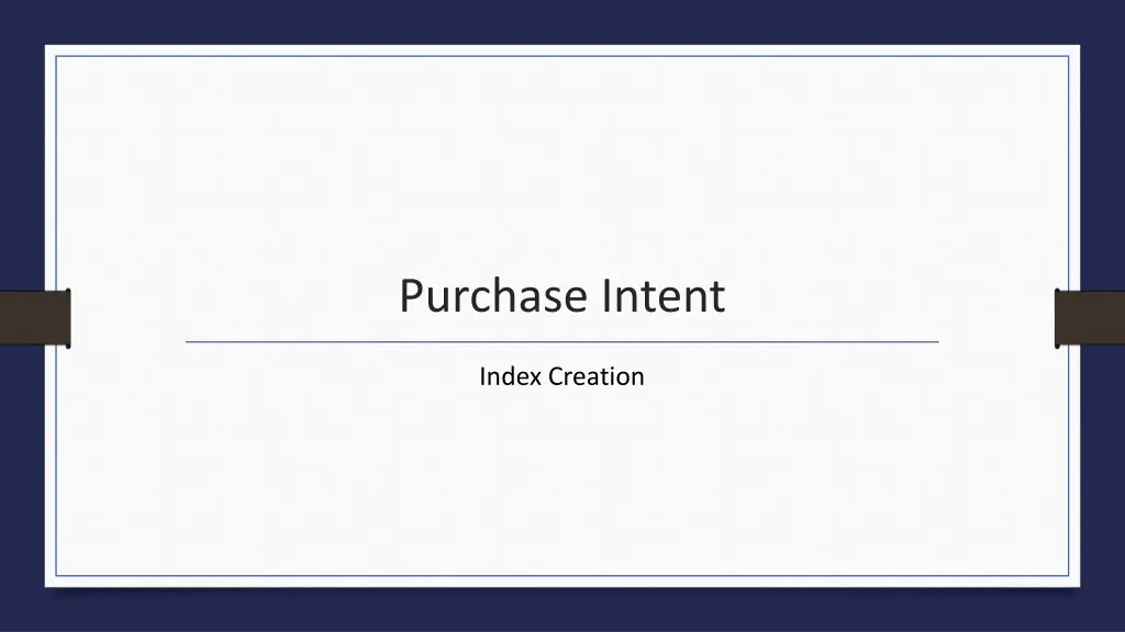 purchase intent