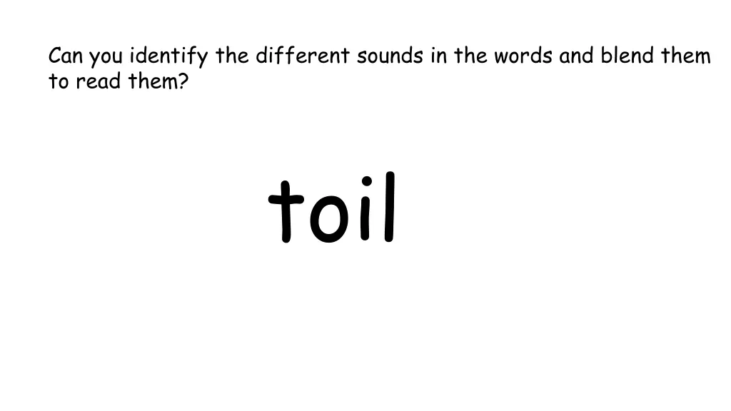 can you identify the different sounds 1